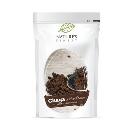 Pudra de ciuperci Chaga, 125 g, Nature`s Finest