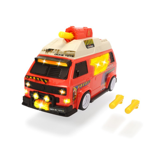 Masinuta VW T3 Camper cu Lansator, +3 ani, Dickie 486963