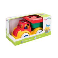 Camion cu forme si 2 figurine, +12 luni, Vikingtoys
