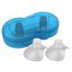 Set 2 protectii pentru mamelon cu carcasa sterilizanta, nr.2, Dr Brown`s 487112