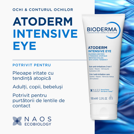 Crema pentru zona ochilor Intensiv Eye Atoderm, 100 ml, Bioderma 817517