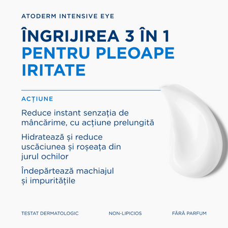Crema pentru zona ochilor Intensiv Eye Atoderm, 100 ml, Bioderma 817518