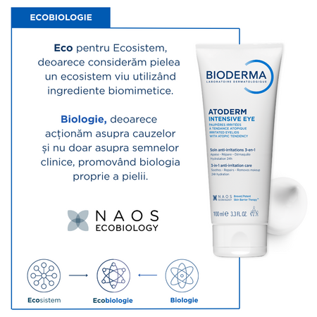 Crema pentru zona ochilor Intensiv Eye Atoderm, 100 ml, Bioderma 817522