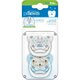 Set 2 suzete din silicon PreVent, Fluture Albastru, 0-6 luni, Dr Brown`s 629073