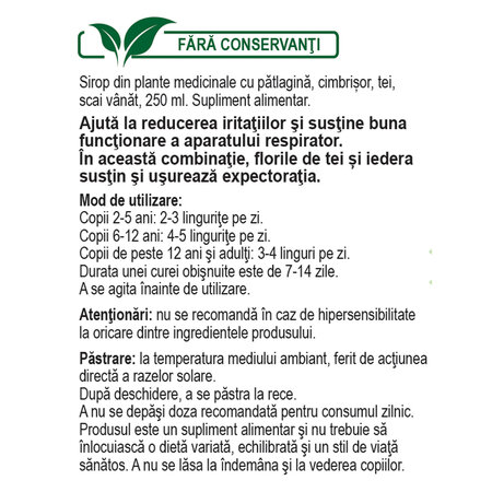 Plantusin sirop, 250 ml, Fares 718431