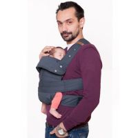Marsupiu pentru copii Port-bebe Classic 2, Marimea S/M, Grey, Marsupi