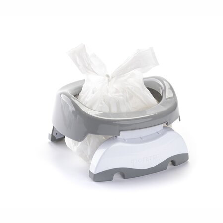 Pungi biodegradabile de unica folosinta pentru olita, 10 bucati, Potette Plus 549593