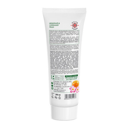 Crema de corp cu portocale dulci si unt de shea, 250 ml, Vivanatura 765807
