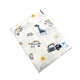 Scutec din finet, 150x100 cm, Albastru, 1 bucata, Baltic Bebe 650547