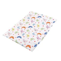 Cearceaf cu elastic Fluturasi, 120x60, Baltic Bebe