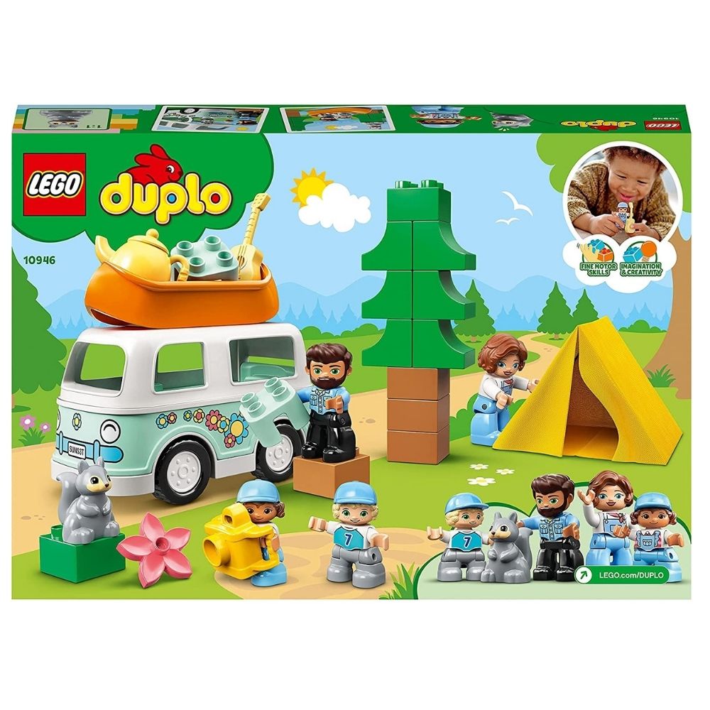 Aventura cu Rulota de vacanta a familiei Lego Duplo, +2 ani, 10946, Lego