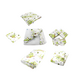 Kit complet lenjerie pentru patut, Buftina Verde, 10 piese, Baltic Bebe 487593