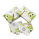 Kit complet lenjerie pentru patut, Buftina Verde, 10 piese, Baltic Bebe 487589