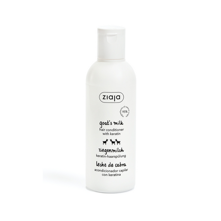 Balsam pentru intarirea firului de par cu lapte de capra si keratina, 200 ml, Ziaja