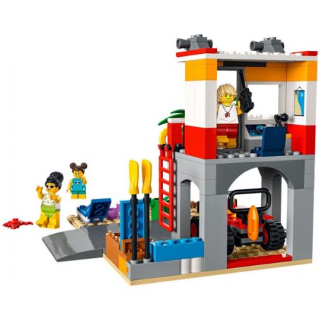 Postul de Salvamar de pe Plaja Lego City, +5 ani, 60324, Lego 487889