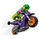 Motocicleta de cascadorii Wheelie Lego City, +5 ani, 60296, Lego 487958