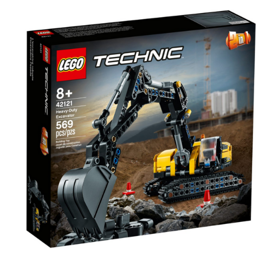 Escavator de mare putere Lego Technic, +8 ani, 42121, Lego