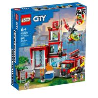 Statie de pompieri Lego City, +6 ani, 60320, Lego