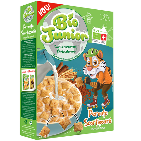 Pernute Bio cu scortisoara, +3 ani, 275 g, Bio Junior