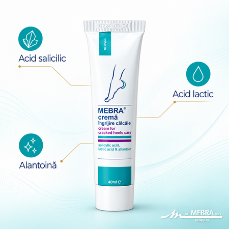 Crema pentru ingrijirea calcaielor, 40 ml, Mebra 824850
