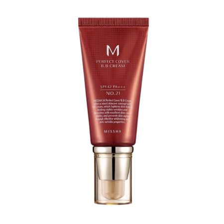BB Cream M Perfect Cover SPF42/PA+++, 50 ml, nuanta 21, Missha