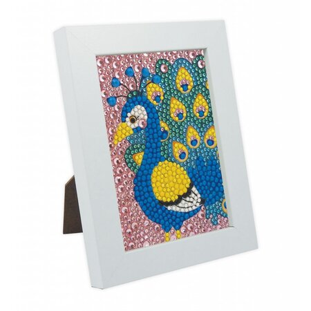 Set de creatie Glitters Paun, 7 ani+, Buki 488412