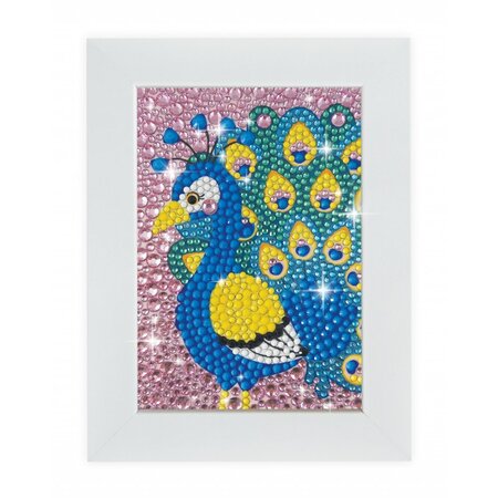 Set de creatie Glitters Paun, 7 ani+, Buki 488414
