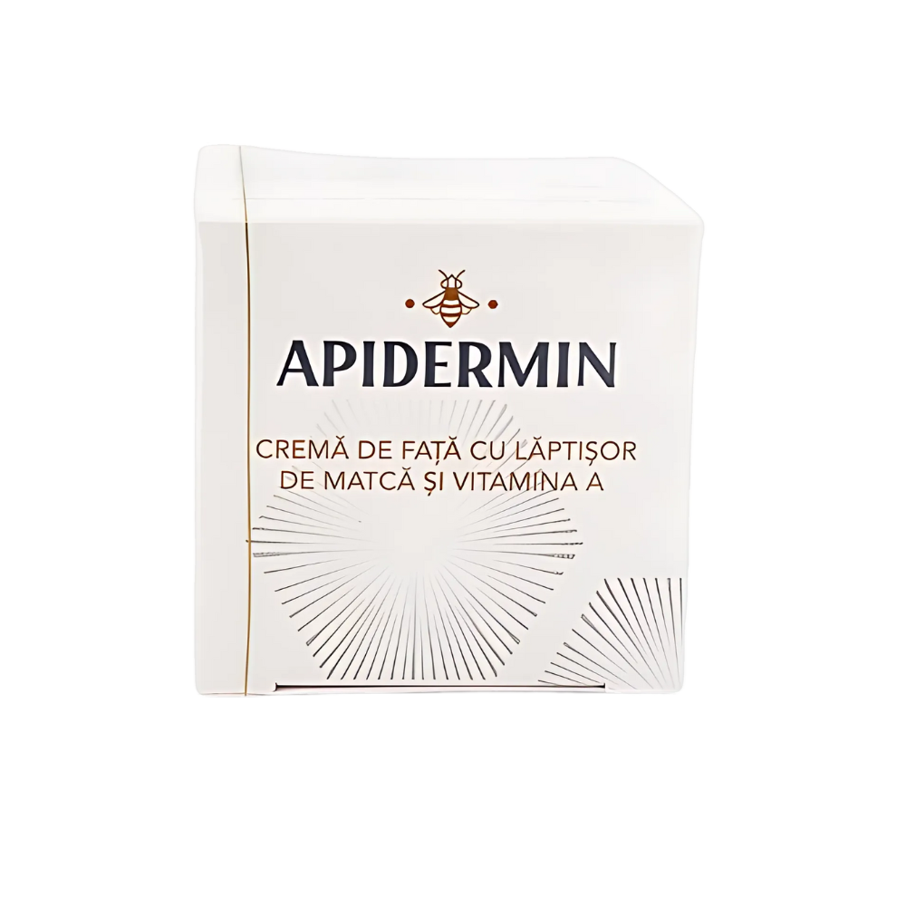 Crema de fata cu laptisor de matca Apidermin, 45 ml, Complex Apicol Veceslav