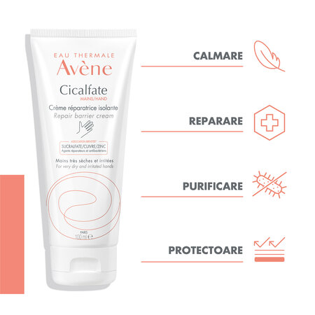 Crema reparatoare pentru maini Cicalfate, 100 ml, Avene 508011