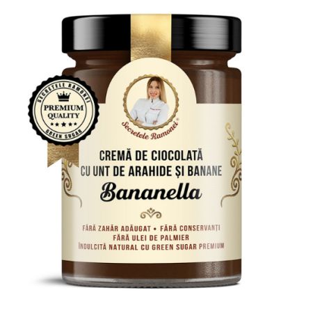 Crema de Ciocolata cu Unt de Arahide si Banane,