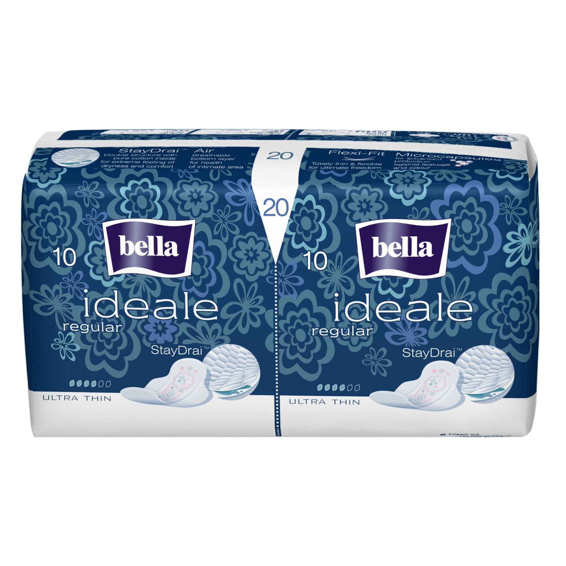 Absorbante igienice Stay Drai Regular, 20 bucati, Bella Ideale