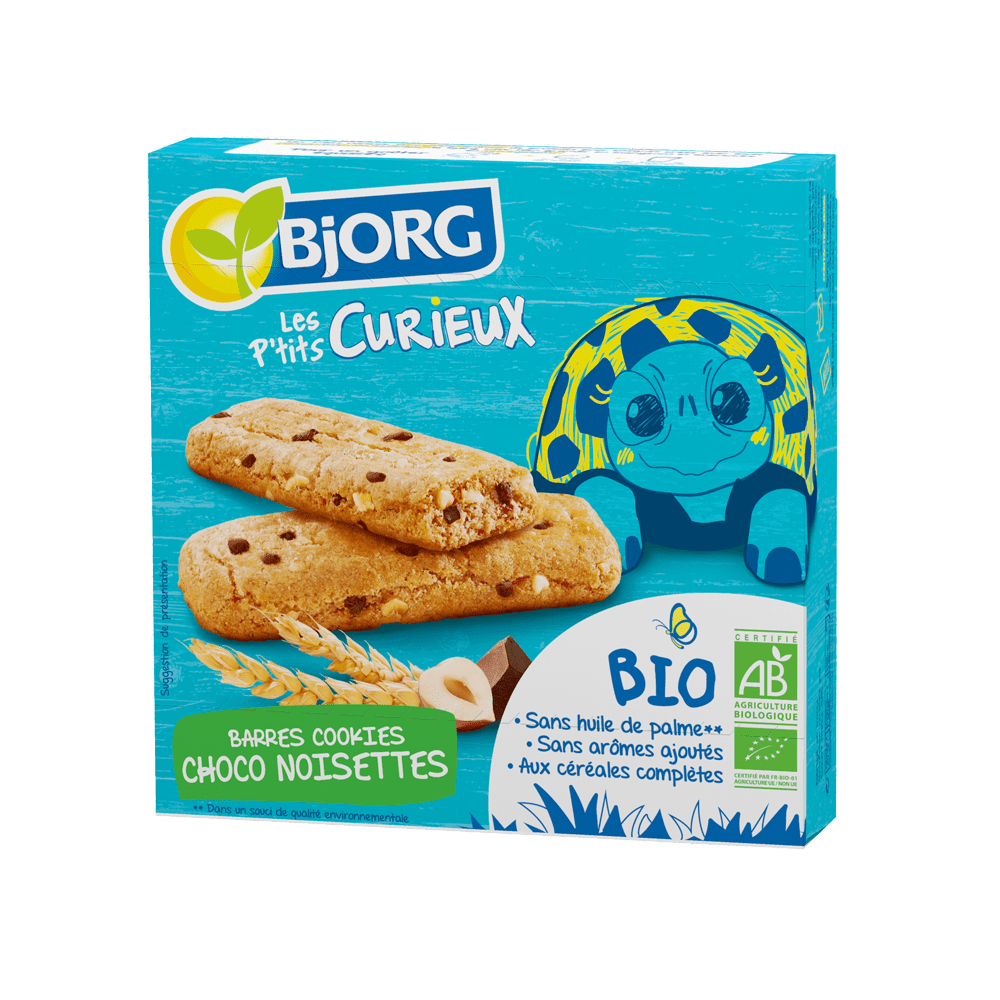 Biscuiti Bio cu ciocolata si alune, 140 g, Bjorg