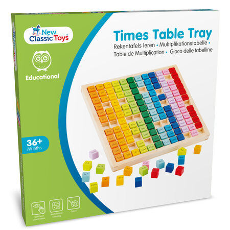 Joc Tabla Inmultirii, + 3 ani, New Classic Toys 488761