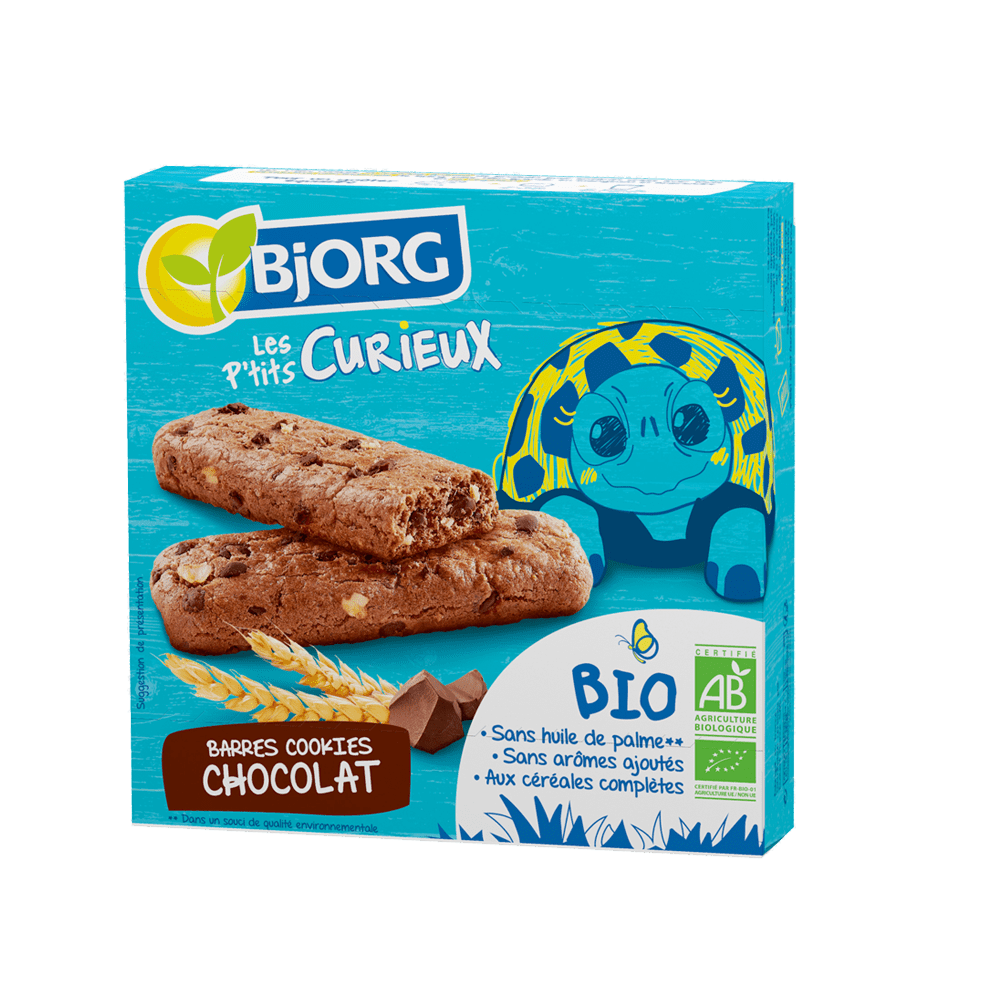 Biscuiti Bio cu ciocolata, 140 g, Bjorg