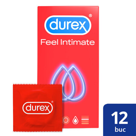 Prezervative Feel Intimate, 12 bucati, Durex 541666