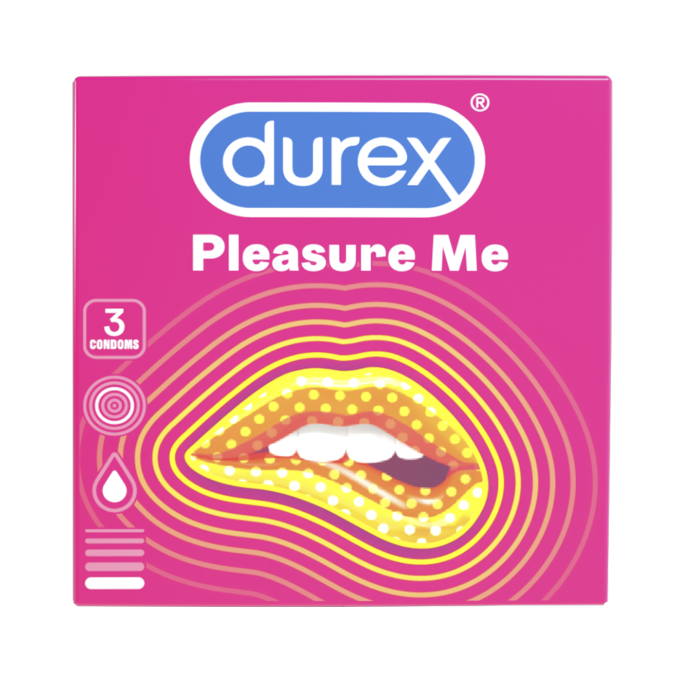 Prezervative Pleasure Me, 3 bucati, Durex