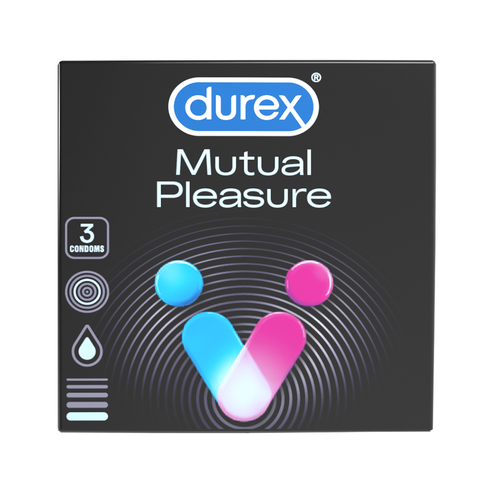 Prezervative Mutual Pleasure, 3 bucati, Durex