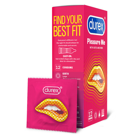 Prezervative Pleasure Me, 12 bucati, Durex 541823