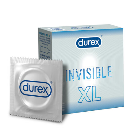 Prezervative Invisible XL, 3 buc, Durex 541999