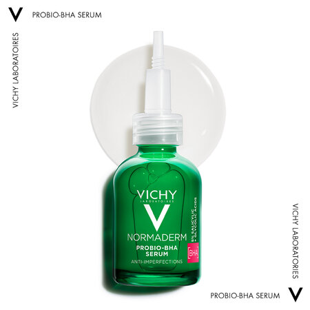 Ser pentru ten gras cu tendinta acneica si imperfectiuni Probio - BHA Normaderm, 30 ml, Vichy 559578