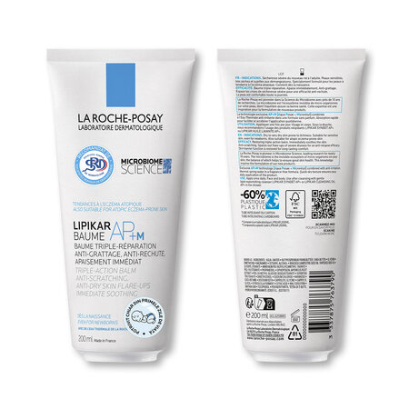 Balsam AP+M cu tripla actiune impotriva puseurilor de uscaciune a pielii Lipikar Baume, 200 ml, La Roche Posay 628152