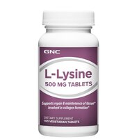 L-Lysine, 500 mg, 100 tablete, GNC
