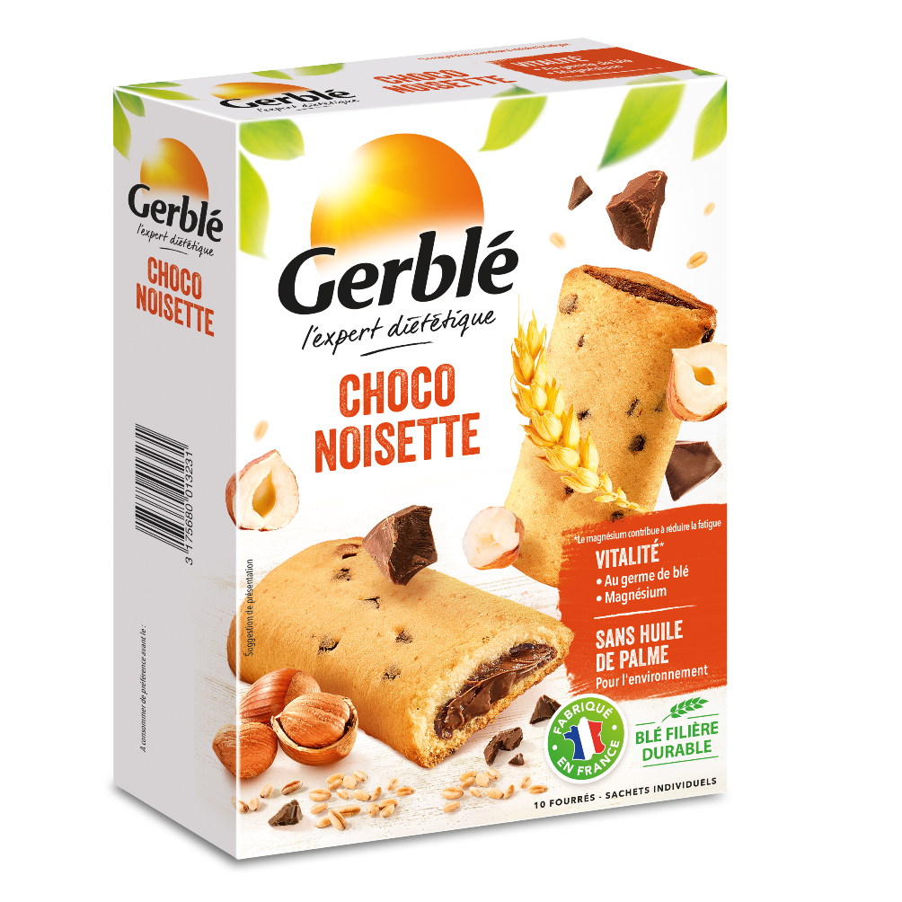 Biscuiti Cioco-Magneziu, 200 g, Gerble Expert Dietetic