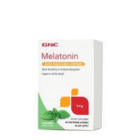 Melatonina cu aroma de Menta, 5 mg, 60 tablete, GNC