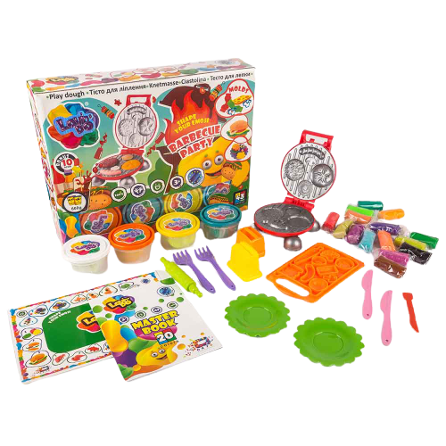 Set de modelat plastilina Lovin Do Barbecue Party, +3 ani, Oktoclay