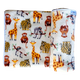 Paturica moale Cozy Fleece, 70 x 90 cm, Girafe, Tuxi Brands 629192