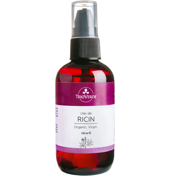 Ulei de ricin cu vitamina A, 100 ml, Trio Verde