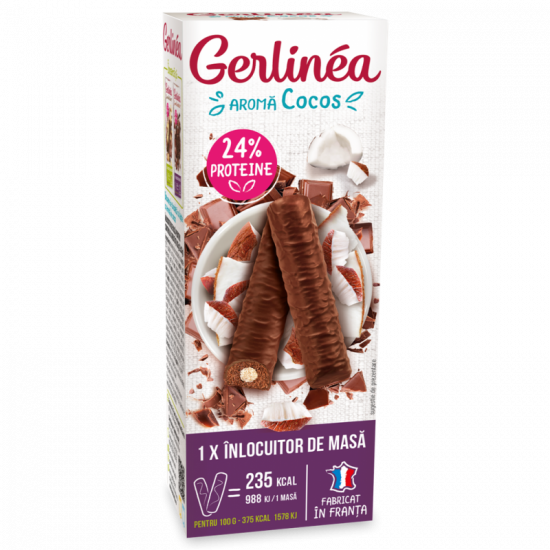 Batoane cu ciocolata si cocos, 62 gr