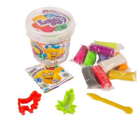 Set plastilina 100% eco si forme de modelaj diverse culori