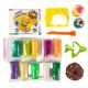 Set plastilina 100% eco si forme de modelaj 10 culori, Okto 489277